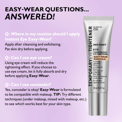 Final 3 Hours: 80%OFF🌟 Instant Eye Tightener Easy-Wear Formula With Brush Free!